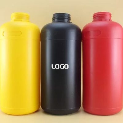 botellas químicas plásticas de la tinta del envase de plástico del HDPE 1000ml vacías con el tapón de tuerca plástico