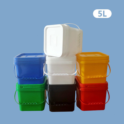 Barril plástico químico del cubo del tambor del cubo del cubo de los tambores plásticos del HDPE de la forma cuadrada