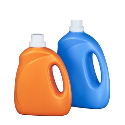 Botella plástica del detergente para ropa de la botella del detergente líquido del HDPE con el casquillo plástico