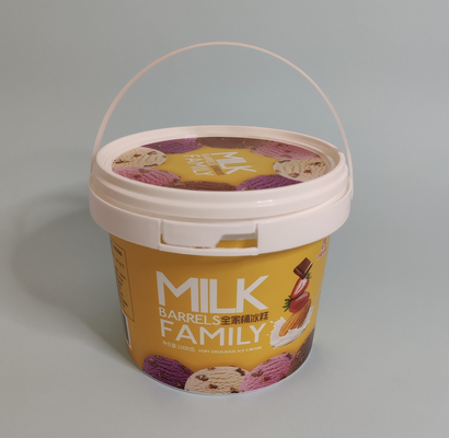 Plástico HDPE Cubo de pintura de 20 litros Contenedor multipropósito de grado alimenticio