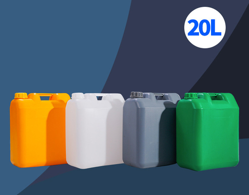Cubo de plástico cuadrado HDPE 20L con asa Contenedor de almacenamiento grande