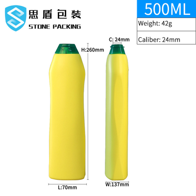 Botella de la loción del polietileno de alta densidad 500ml