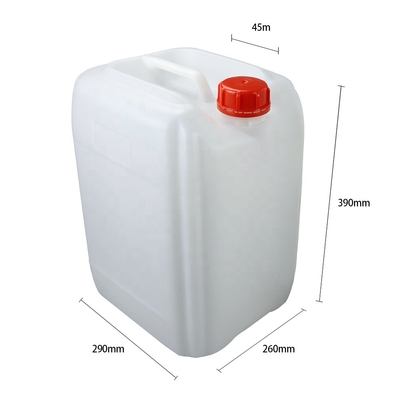 El tanque de agua del plástico del HDPE de la casilla blanca del calibre 47m m 20 litro 450g