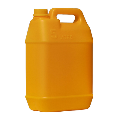 Envase de plástico líquido químico del HDPE 5l del calibre 35m m hermético