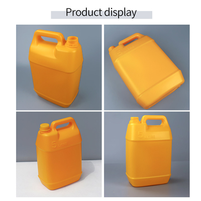 Envase de plástico líquido químico del HDPE 5l del calibre 35m m hermético
