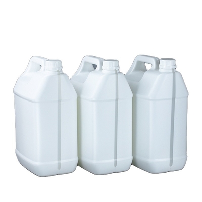 Cuadrado plástico del HDPE blanco de 128 onzas líquidas 5 OEM del cubo 220g del galón