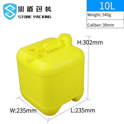envase del agua del HDPE 10ltr de 302m m con el golpecito 360*300*410m m