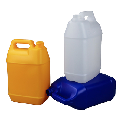 Botella plástica del HDPE químico diario de 35m m tambor plástico 192*125*305m m de 5 litros