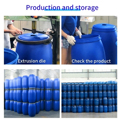 Barril plástico químico plástico de aislamiento fuerte de los envases 150L del metal de los PP del HDPE