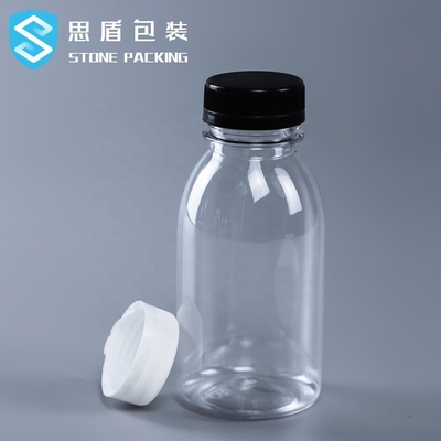Botellas plásticas 250ml 28g del ANIMAL DOMÉSTICO del plástico transparente de los productos 34m m del hogar