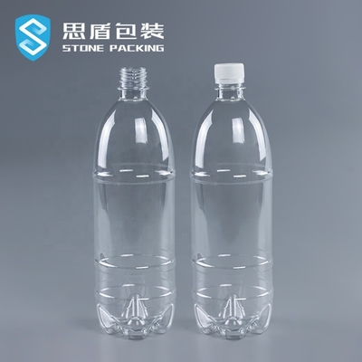 botellas plásticas del top del tornillo Pepsi del ANIMAL DOMÉSTICO vacío de 1250ml 22m m para la leche de la bebida
