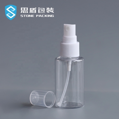 El ANIMAL DOMÉSTICO transparente del alcohol reciclable 40ml rocía la botella 73*34m m