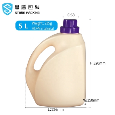 botella vacía de los jarros del detergente para ropa de 59m m para el lavaplatos 235g líquido