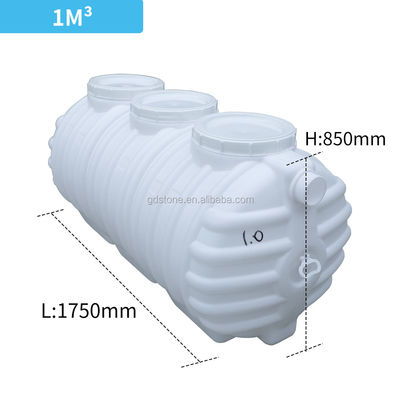 los tanques de agua plásticos del HDPE séptico del almacenamiento de 850*1750m m rv 1800m m 1850m m 1950m m