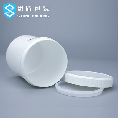 Botella plástica del HDPE 100ml del diámetro 112*140m m con el tapón de tuerca