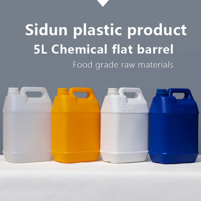 Botella plástica de las sustancias químicas electrónicas con la manija 5L Jerry Can Leakproof plástico